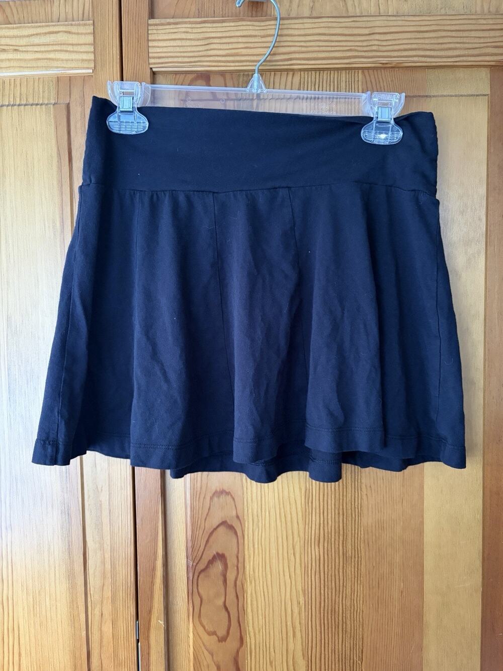 Women’s Aerie Black Smocked Waist Skirt Size S